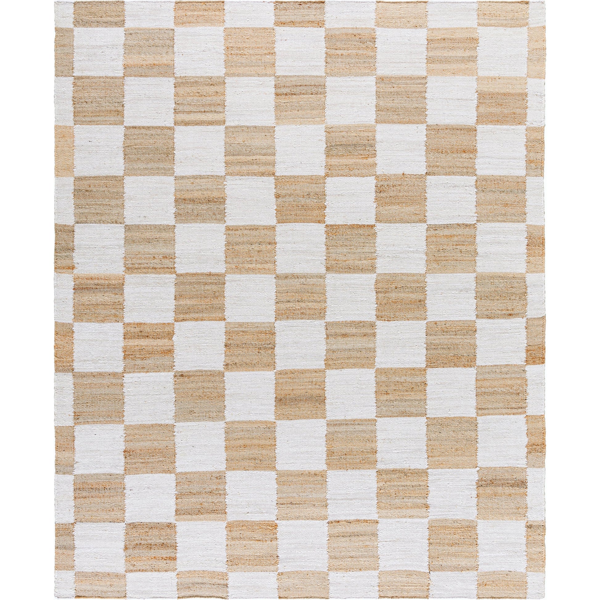 Kamey Rug - 496914 by Becki Owens x Livabliss in light slate, brown, light brown. Made from face: 100% jute, warp: 100% cotton in a unique style.