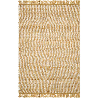 Kamey Rug - 496928 by Becki Owens x Livabliss in beige, wheat, ivory. Made from jute in a unique style.