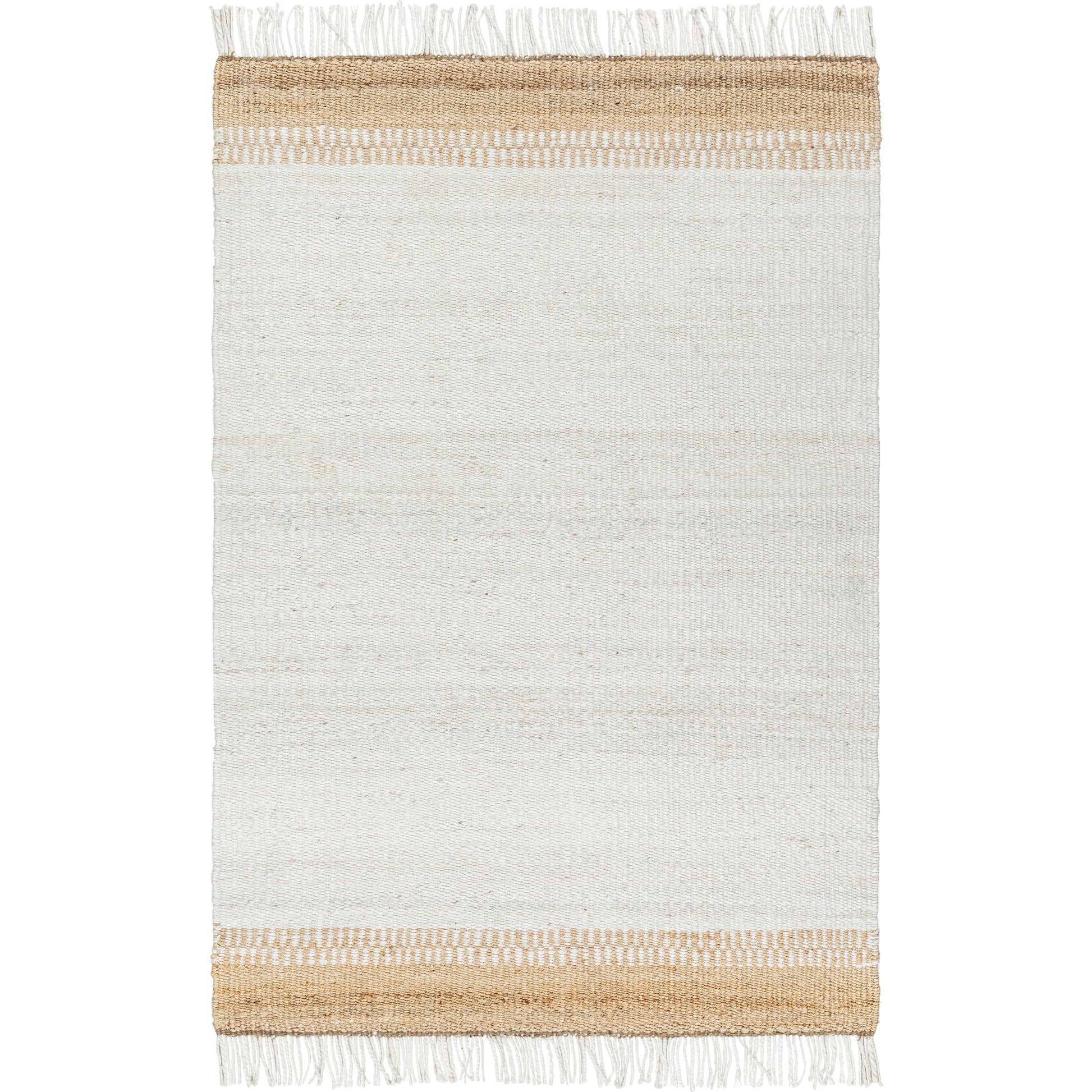 Kamey Rug - 496935 by Becki Owens x Livabliss in ivory, tan. Made from face: 100% jute, warp: 100% jute in a unique style.
