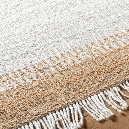 Kamey Rug - 496935 by Becki Owens x Livabliss in ivory, tan. Made from face: 100% jute, warp: 100% jute in a unique style.
