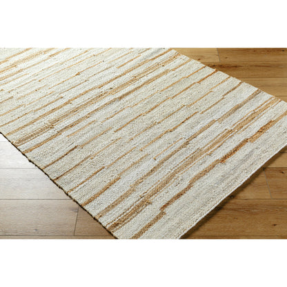 Kamey Rug - 496942 by Becki Owens x Livabliss in ivory, sandstone, wheat, beige, taupe. Made from jute in a unique style.