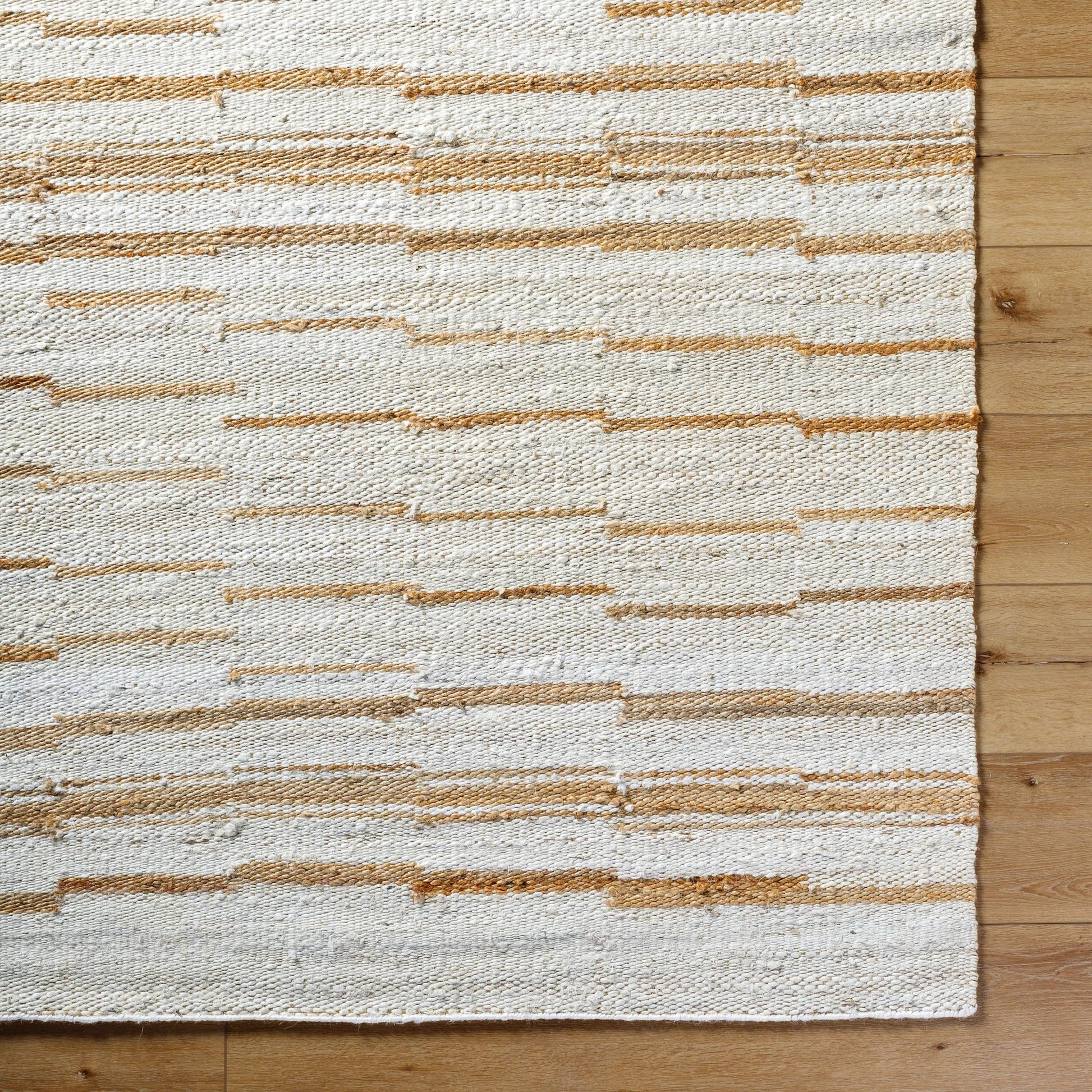 Kamey Rug - 496942 by Becki Owens x Livabliss in ivory, sandstone, wheat, beige, taupe. Made from jute in a unique style.