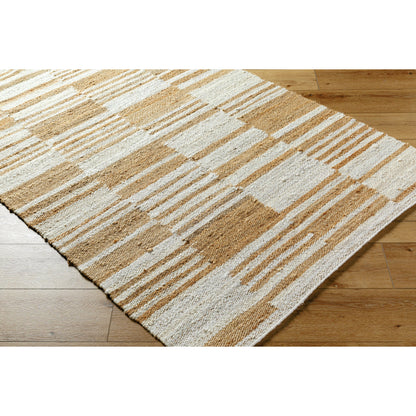 Kamey Rug - 496949 by Becki Owens x Livabliss in pearl, camel, tan, natural. Made from jute in a unique style.