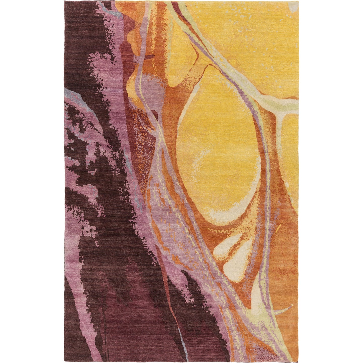 000 76201-29138,76201-29139,76201-29140 | Primary Silo | Brought to Light BOL-4002 Rug by Surya in mustard, burgundy, rose, rust, mauve, wheat. Made from 100% wool in a unique style.