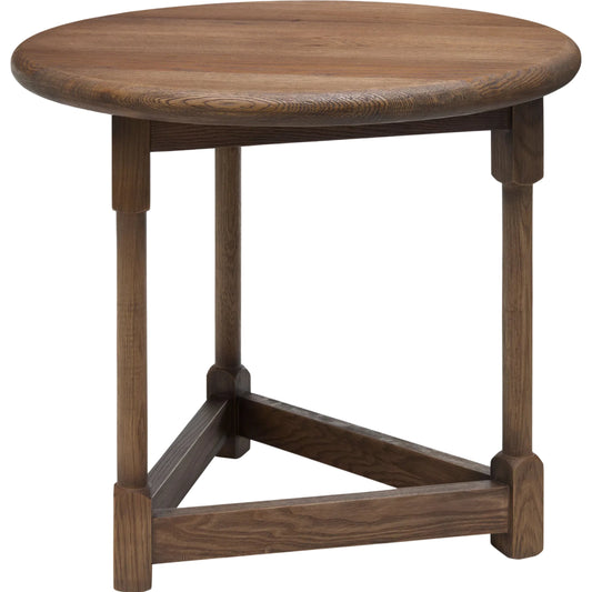 Leandro End Table by Becki Owens x Surya. Made from oak in a unique style.