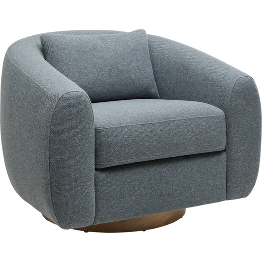 Loma Swivel Chair by Becki Owens x Surya. Made from polyester, rayon, ash wood, foam in a transitional style.