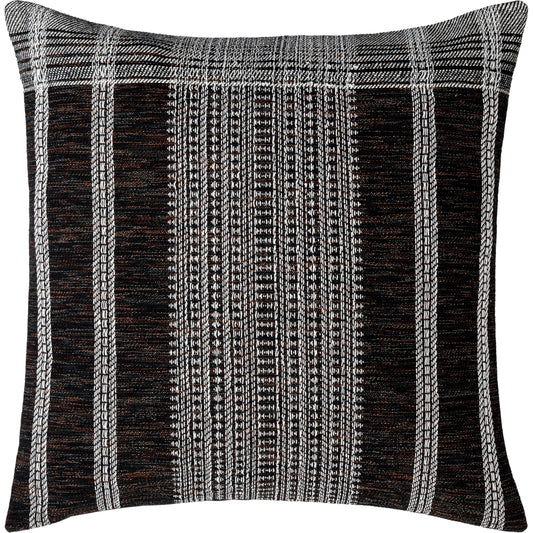 Myrna Pillow - 496195 by Becki Owens x Livabliss in black, ivory, rust. Made from cotton, polyester in a modern style.
