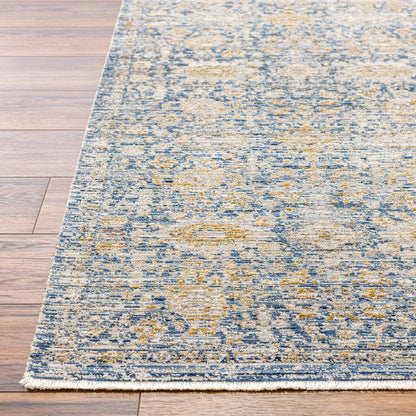 Margaret Rug - 490222 by Becki Owens x Livabliss in navy, gray, taupe, charcoal, medium brown. Made from face: 100% polyester, warp: 100% polypropylene in a unique style.