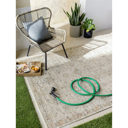 Margaret Rug - 490242 by Becki Owens x Livabliss in taupe, gray, charcoal, brown, medium brown. Made from face: 100% polyester, warp: 100% polypropylene in a unique style.