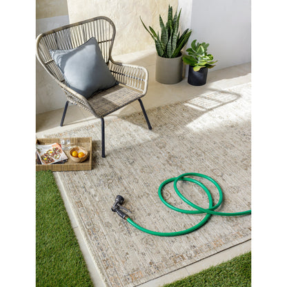 Margaret Rug - 490242 by Becki Owens x Livabliss in taupe, gray, charcoal, brown, medium brown. Made from face: 100% polyester, warp: 100% polypropylene in a unique style.