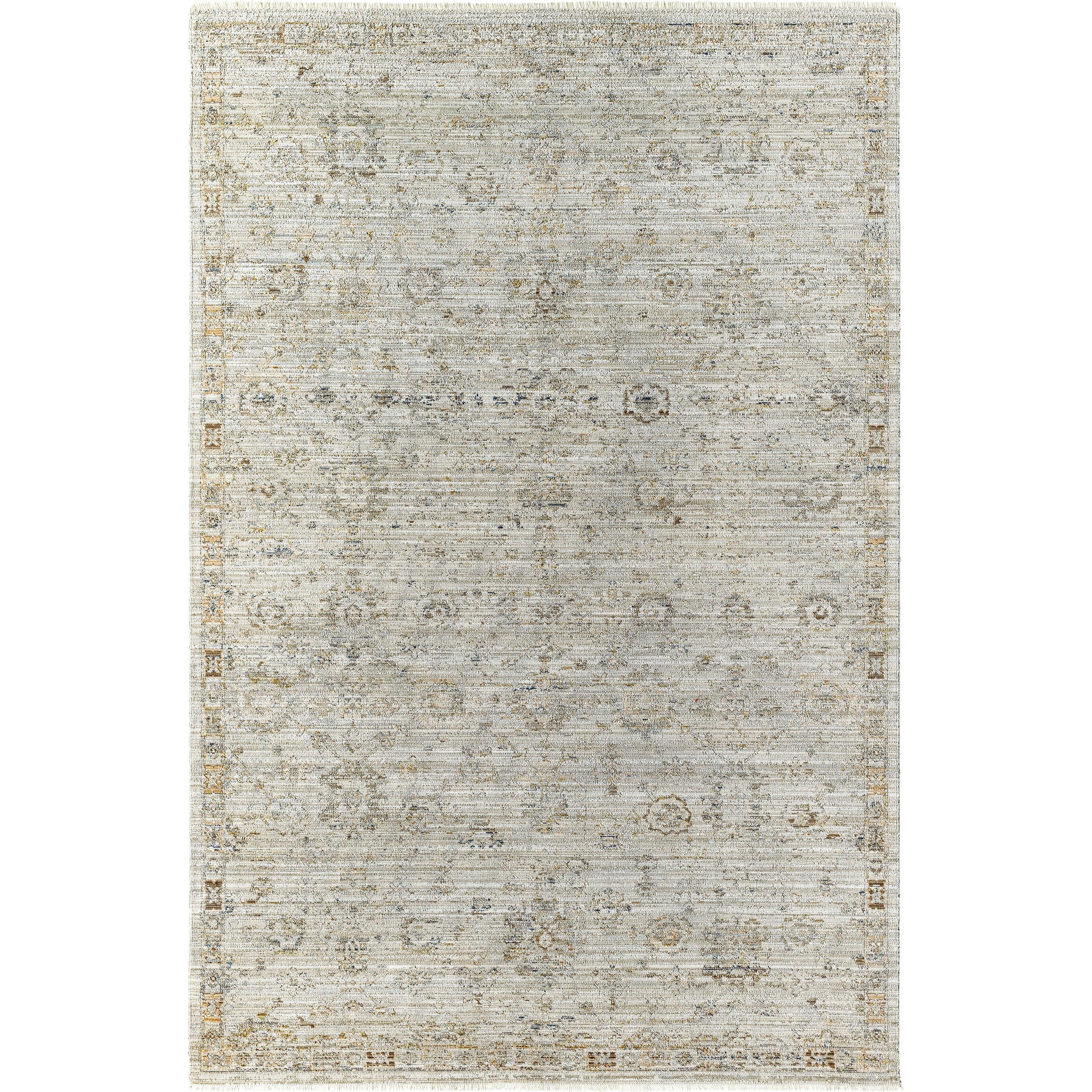 Margaret Rug - 490242 by Becki Owens x Livabliss in taupe, gray, charcoal, brown, medium brown. Made from face: 100% polyester, warp: 100% polypropylene in a unique style.