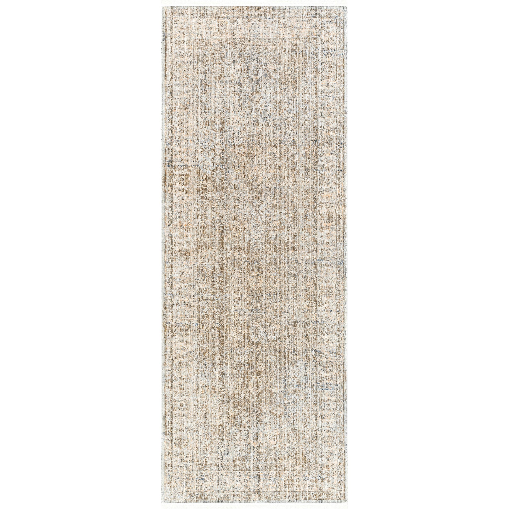 Margaret Rug - 490249 by Becki Owens x Livabliss in dark brown, gray, taupe, charcoal, brown. Made from face: 100% polyester, warp: 100% polypropylene in a unique style.