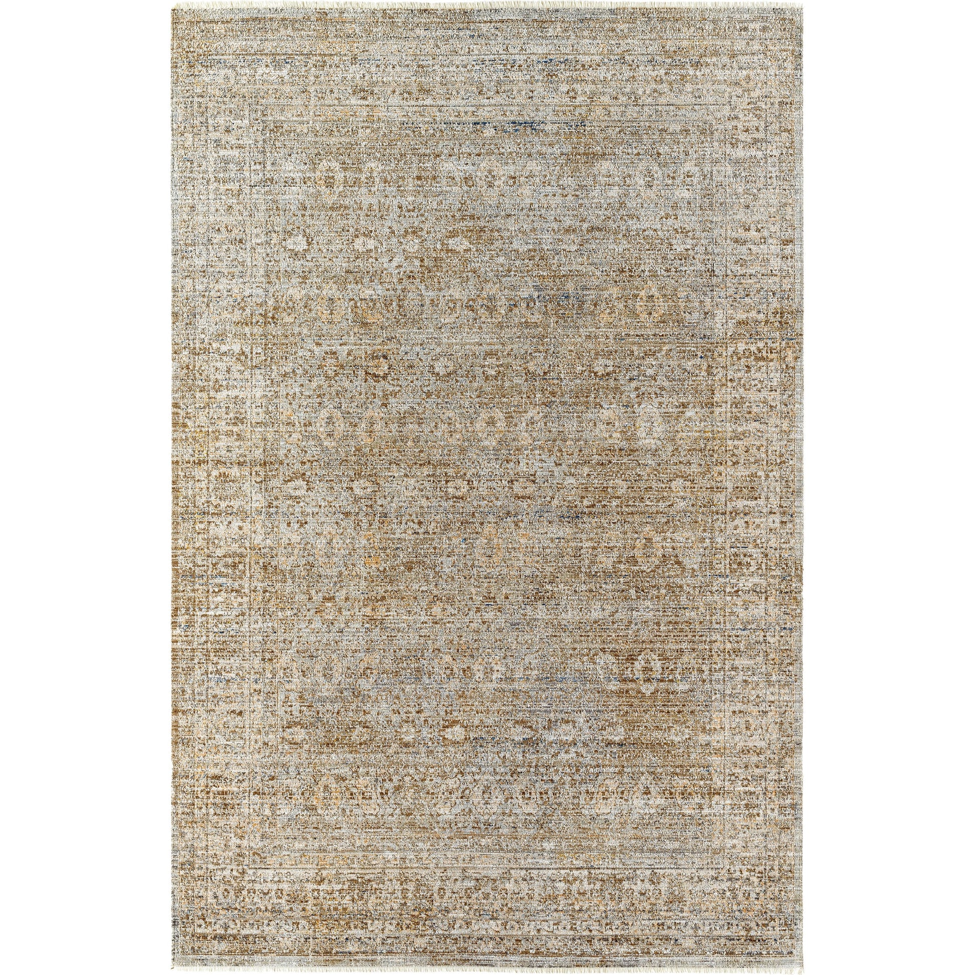 Margaret Rug - 490249 by Becki Owens x Livabliss in dark brown, gray, taupe, charcoal, brown. Made from face: 100% polyester, warp: 100% polypropylene in a unique style.