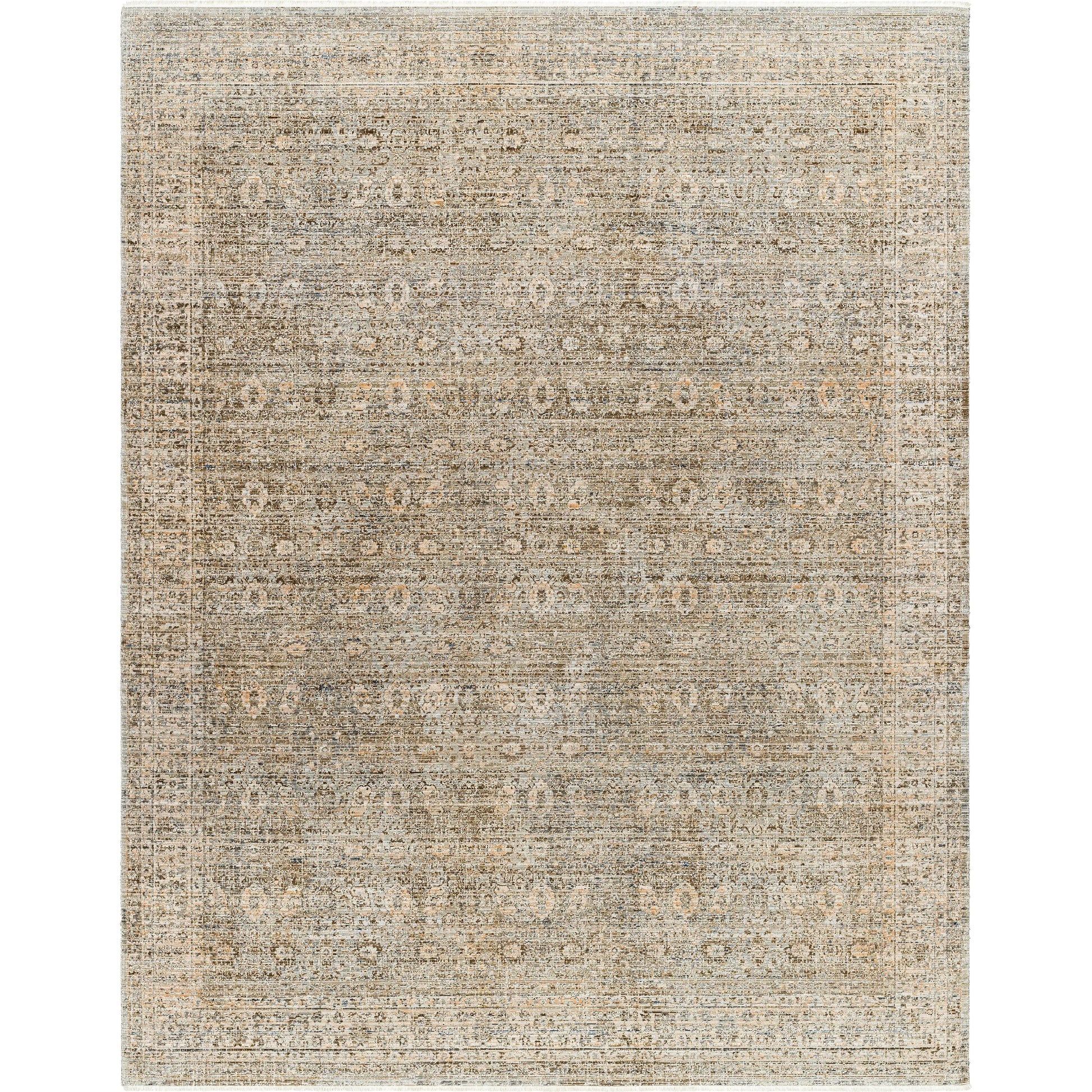 Margaret Rug - 490249 by Becki Owens x Livabliss in dark brown, gray, taupe, charcoal, brown. Made from face: 100% polyester, warp: 100% polypropylene in a unique style.