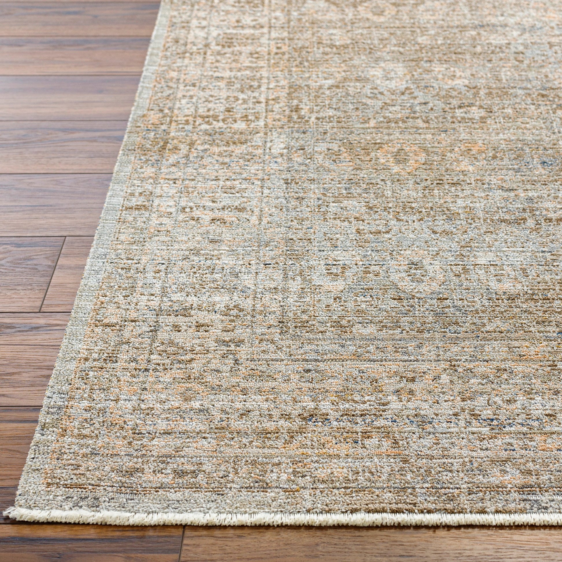 Margaret Rug - 490249 by Becki Owens x Livabliss in dark brown, gray, taupe, charcoal, brown. Made from face: 100% polyester, warp: 100% polypropylene in a unique style.