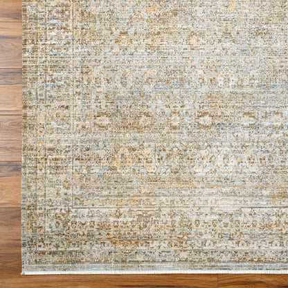 Margaret Rug - 490249 by Becki Owens x Livabliss in dark brown, gray, taupe, charcoal, brown. Made from face: 100% polyester, warp: 100% polypropylene in a unique style.