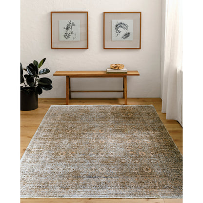 Margaret Rug - 490249 by Becki Owens x Livabliss in dark brown, gray, taupe, charcoal, brown. Made from face: 100% polyester, warp: 100% polypropylene in a unique style.