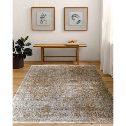 Margaret Rug - 490249 by Becki Owens x Livabliss in dark brown, gray, taupe, charcoal, brown. Made from face: 100% polyester, warp: 100% polypropylene in a unique style.