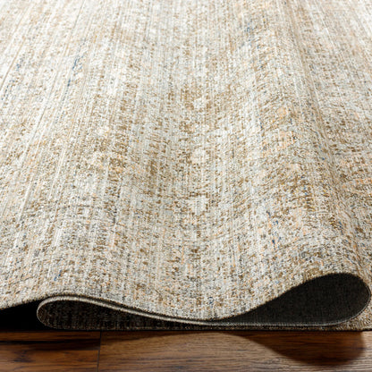 Margaret Rug - 490249 by Becki Owens x Livabliss in dark brown, gray, taupe, charcoal, brown. Made from face: 100% polyester, warp: 100% polypropylene in a unique style.