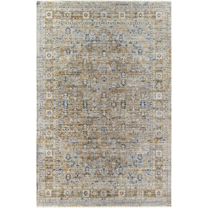 Margaret Rug - 490256 by Becki Owens x Livabliss in taupe, charcoal, gray, dark brown, medium brown. Made from face: 100% polyester, warp: 100% polypropylene in a unique style.