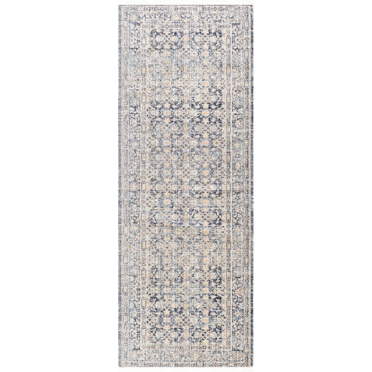 Margaret Rug - 490276 by Becki Owens x Livabliss in taupe, black, charcoal, gray, brown, blue. Made from face: 100% polyester, warp: 100% polypropylene in a unique style.