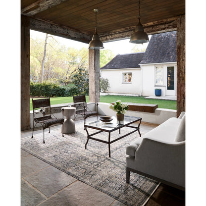 Margaret Rug - 490276 by Becki Owens x Livabliss in taupe, black, charcoal, gray, brown, blue. Made from face: 100% polyester, warp: 100% polypropylene in a unique style.