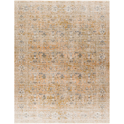 Margaret Rug - 490283 by Becki Owens x Livabliss in brown, gray, medium brown, taupe, blue. Made from face: 100% polyester, warp: 100% polypropylene in a unique style.