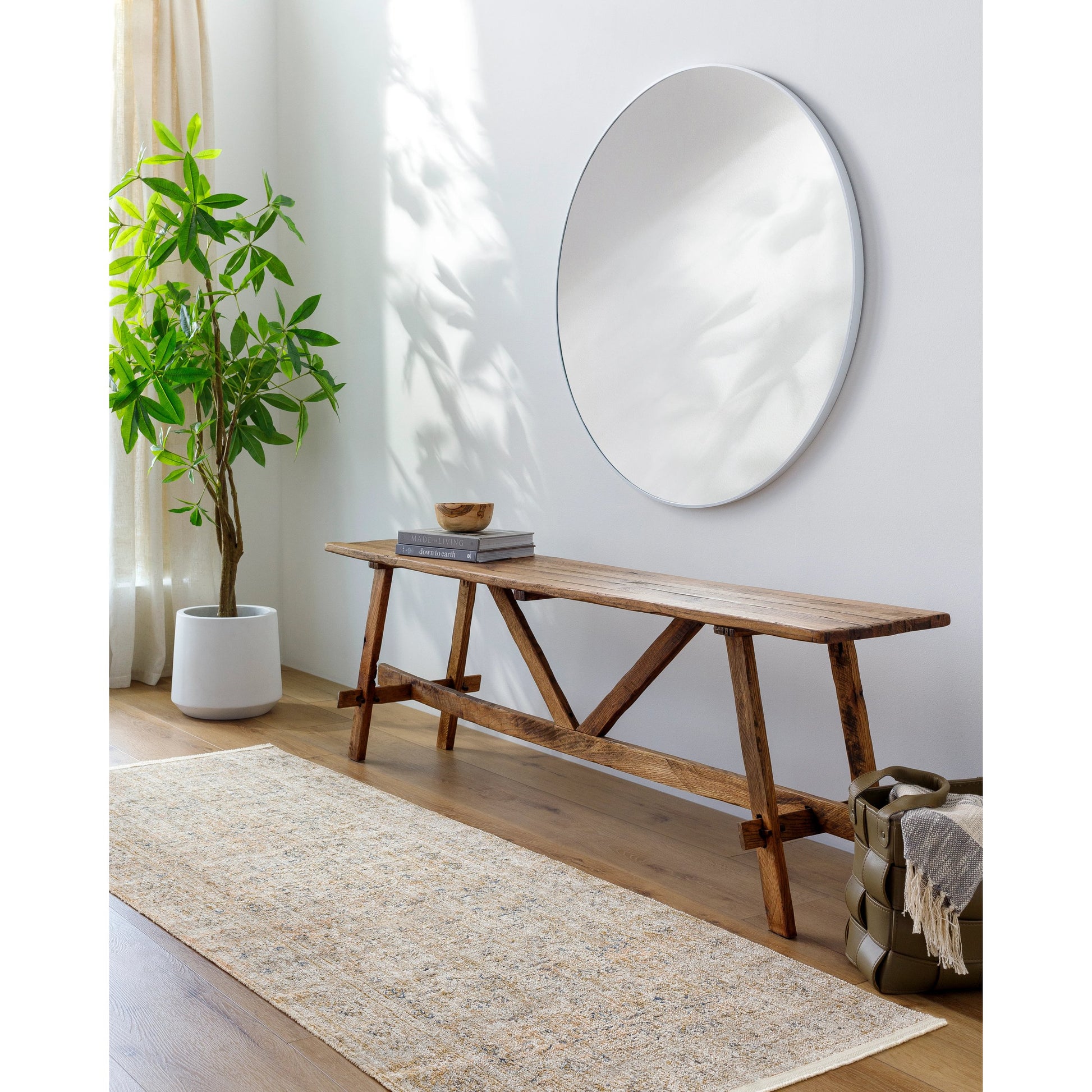 Margaret Rug - 490283 by Becki Owens x Livabliss in brown, gray, medium brown, taupe, blue. Made from face: 100% polyester, warp: 100% polypropylene in a unique style.