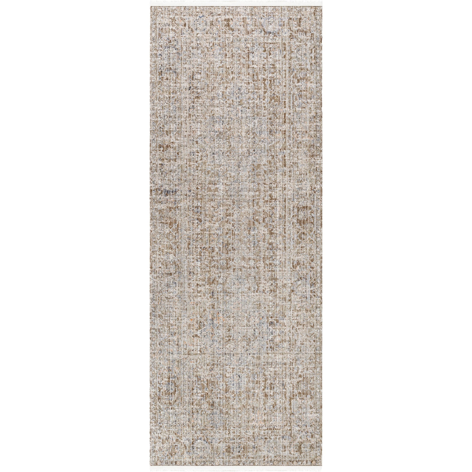 Margaret Rug - 490290 by Becki Owens x Livabliss in taupe, dark brown, gray, charcoal, brown. Made from face: 100% polyester, warp: 100% polypropylene in a unique style.
