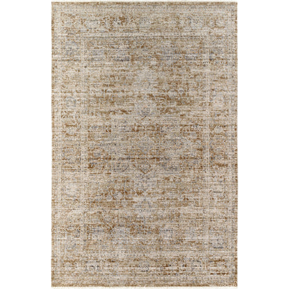 Margaret Rug - 490290 by Becki Owens x Livabliss in taupe, dark brown, gray, charcoal, brown. Made from face: 100% polyester, warp: 100% polypropylene in a unique style.