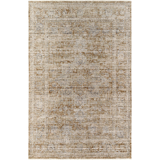 Margaret Rug - 490290 by Becki Owens x Livabliss in taupe, dark brown, gray, charcoal, brown. Made from face: 100% polyester, warp: 100% polypropylene in a unique style.