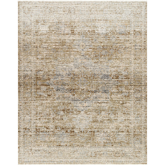 Margaret Rug - 490290 by Becki Owens x Livabliss in taupe, dark brown, gray, charcoal, brown. Made from face: 100% polyester, warp: 100% polypropylene in a unique style.