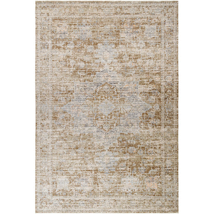 Margaret Rug - 490290 by Becki Owens x Livabliss in taupe, dark brown, gray, charcoal, brown. Made from face: 100% polyester, warp: 100% polypropylene in a unique style.