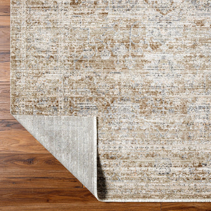 Margaret Rug - 490290 by Becki Owens x Livabliss in taupe, dark brown, gray, charcoal, brown. Made from face: 100% polyester, warp: 100% polypropylene in a unique style.