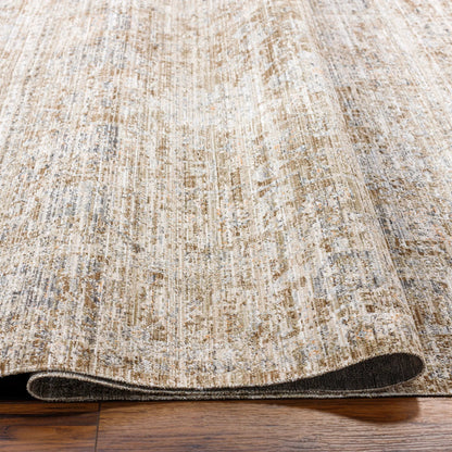 Margaret Rug - 490290 by Becki Owens x Livabliss in taupe, dark brown, gray, charcoal, brown. Made from face: 100% polyester, warp: 100% polypropylene in a unique style.