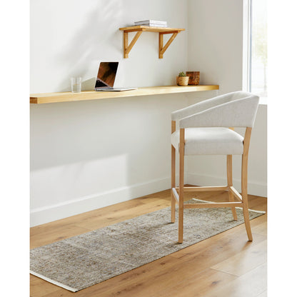 Margaret Rug - 490290 by Becki Owens x Livabliss in taupe, dark brown, gray, charcoal, brown. Made from face: 100% polyester, warp: 100% polypropylene in a unique style.