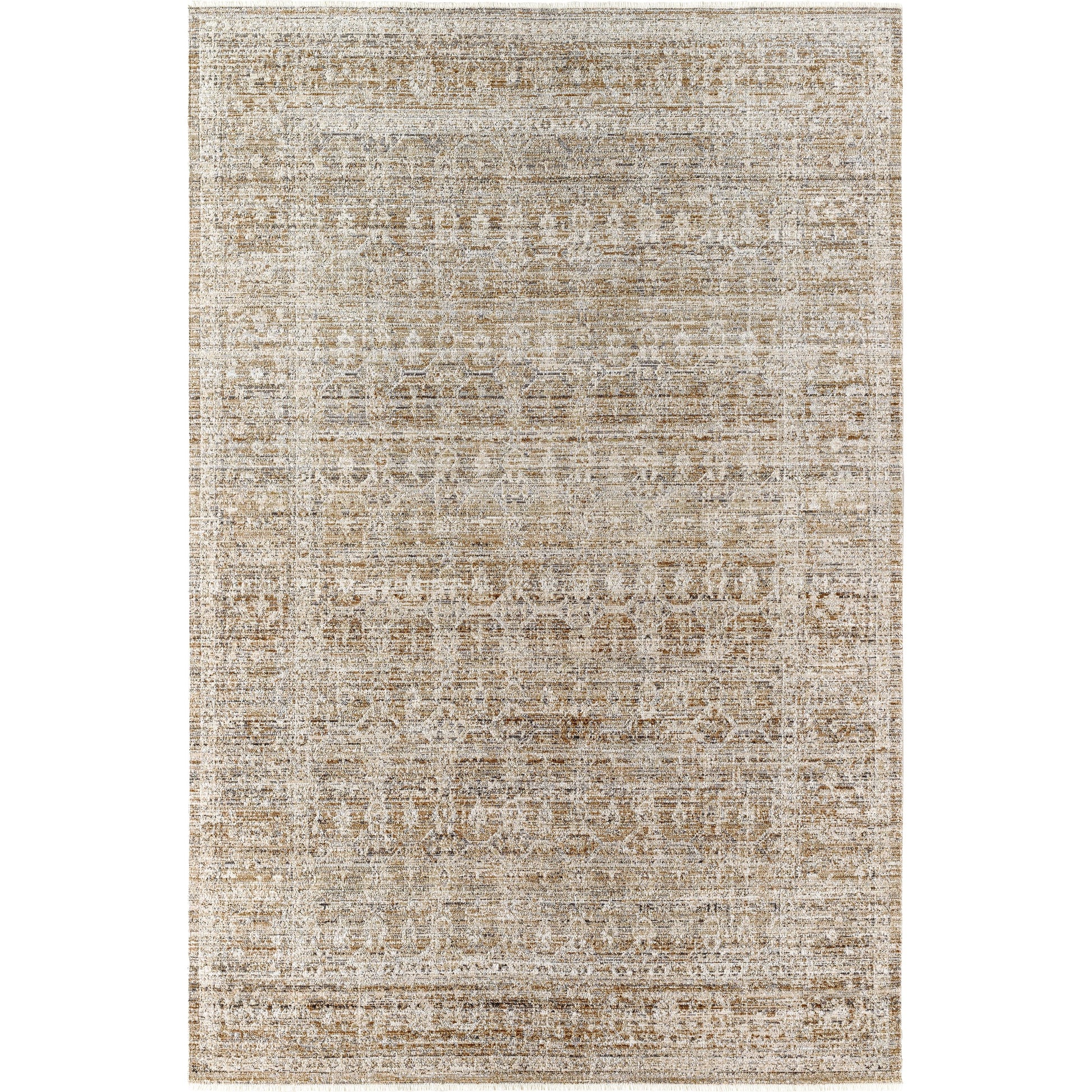 Margaret Rug - 490297 by Becki Owens x Livabliss in taupe, charcoal, dark brown, gray. Made from face: 100% polyester, warp: 100% polypropylene in a unique style.