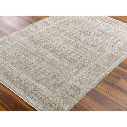 Margaret Rug - 490297 by Becki Owens x Livabliss in taupe, charcoal, dark brown, gray. Made from face: 100% polyester, warp: 100% polypropylene in a unique style.