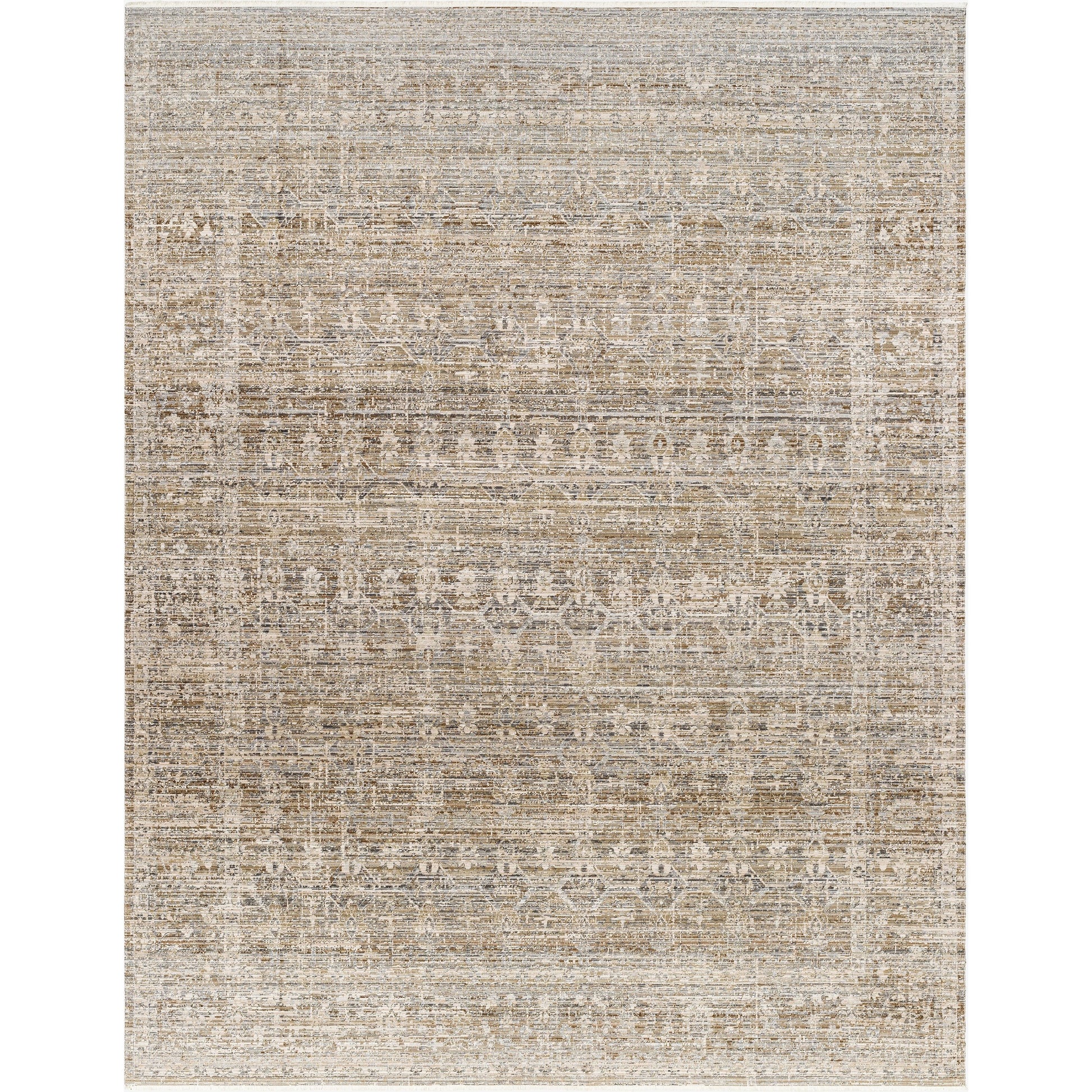 Margaret Rug - 490297 by Becki Owens x Livabliss in taupe, charcoal, dark brown, gray. Made from face: 100% polyester, warp: 100% polypropylene in a unique style.