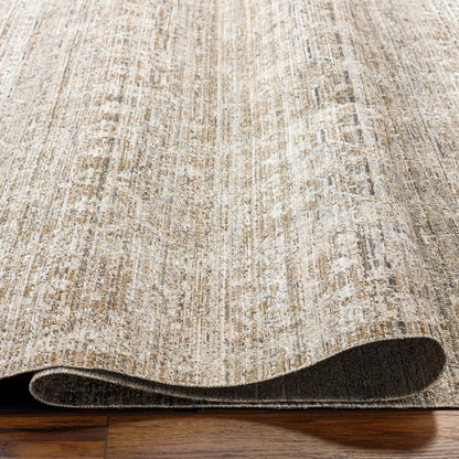Margaret Rug - 490297 by Becki Owens x Livabliss in taupe, charcoal, dark brown, gray. Made from face: 100% polyester, warp: 100% polypropylene in a unique style.