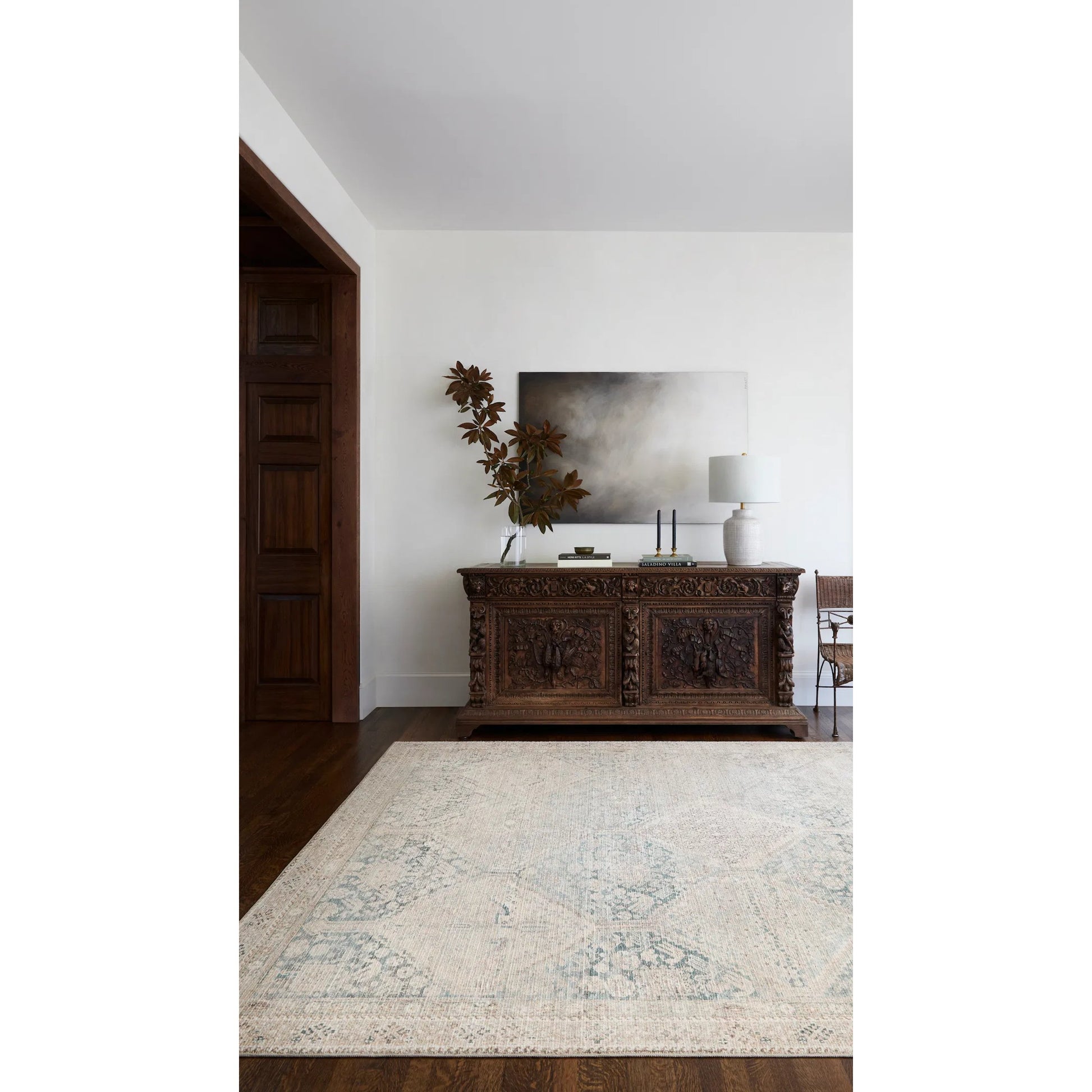 Marlene Rug - 490066 by Becki Owens x Livabliss in emerald, seafoam, light green, light beige, light brown, grass green. Made from face: 100% polyeste