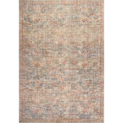 Marlene Rug - 490077 by Becki Owens x Livabliss in charcoal, olive, burgandy, burgundy, sage, ivory. Made from face: 100% polyester, warp: 100% cotton in a unique style.