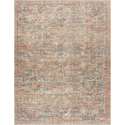 Marlene Rug - 490077 by Becki Owens x Livabliss in charcoal, olive, burgandy, burgundy, sage, ivory. Made from face: 100% polyester, warp: 100% cotton in a unique style.