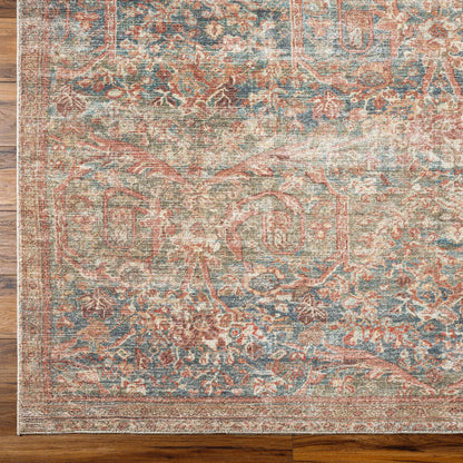 Marlene Rug - 490077 by Becki Owens x Livabliss in charcoal, olive, burgandy, burgundy, sage, ivory. Made from face: 100% polyester, warp: 100% cotton i
