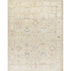 Ivory, Cream, Medium Brown, Dusty Coral, Seafoam, Mustard / 2'2" x 3'9"