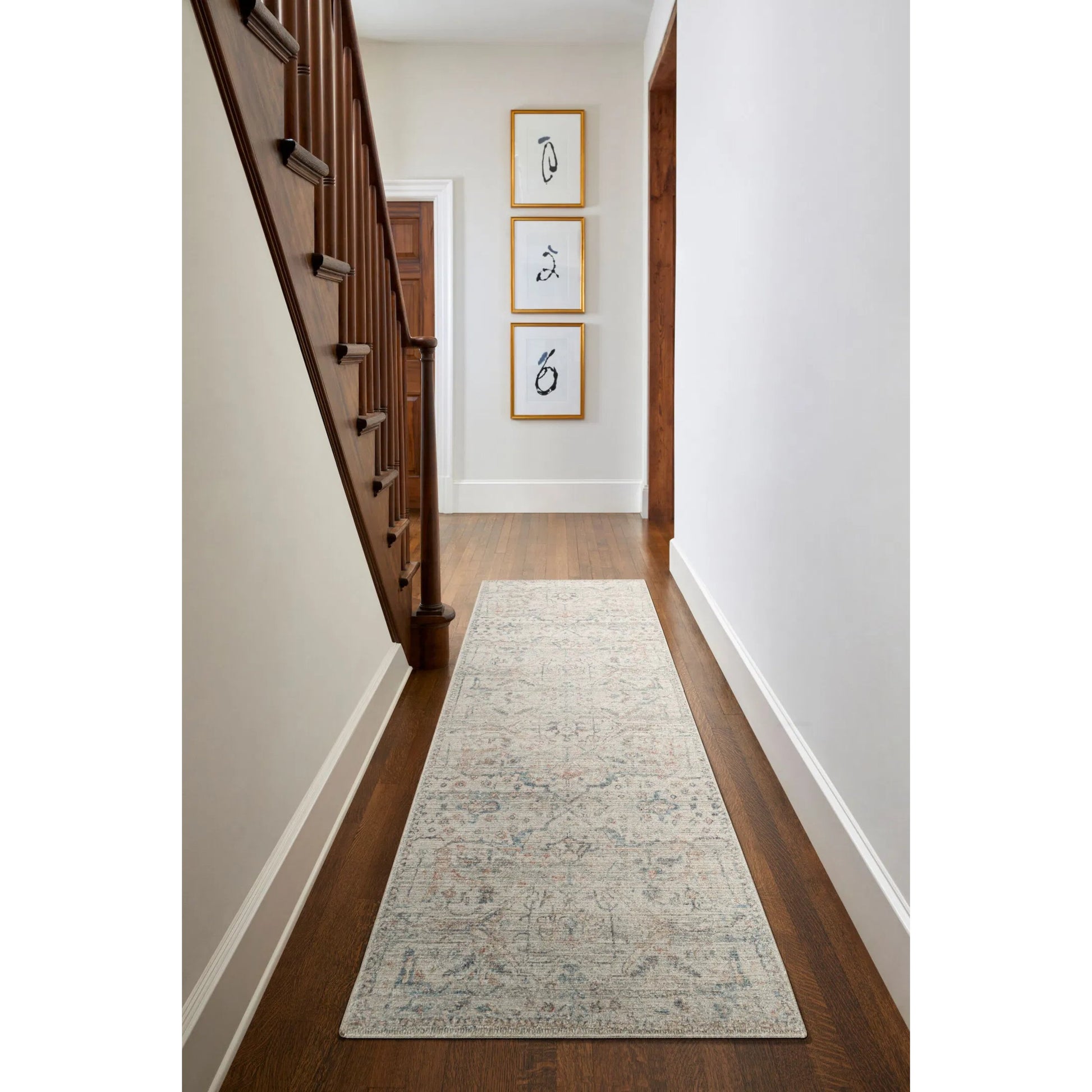 Marlene Rug - 490121 by Becki Owens x Livabliss in cream, pale blue, light blue, olive, rust, black. Made from face: 100% polyester, warp: 100% cotton in a unique style.