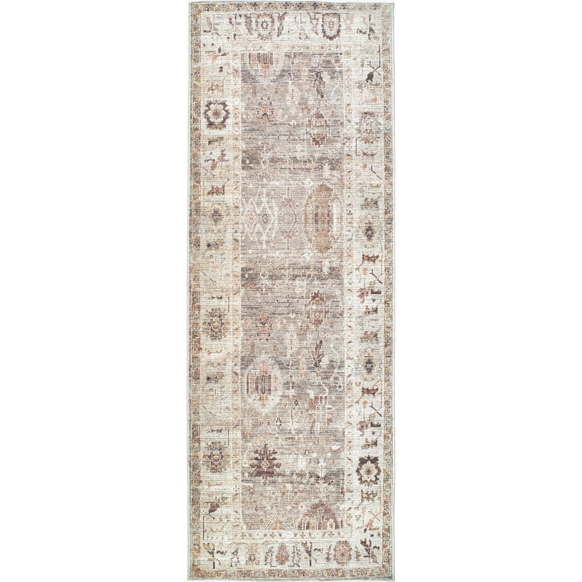 Marlene BOMN-2311 Rug by Becki Owens x Livabliss in 'beige, taupe, ivory, chestnut, sand'. Made from polyester in a unique style.