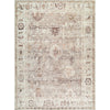 Light Brown, Ivory, Charcoal, Medium Brown, Dark Brown, Camel / 2'1" x 3'9"