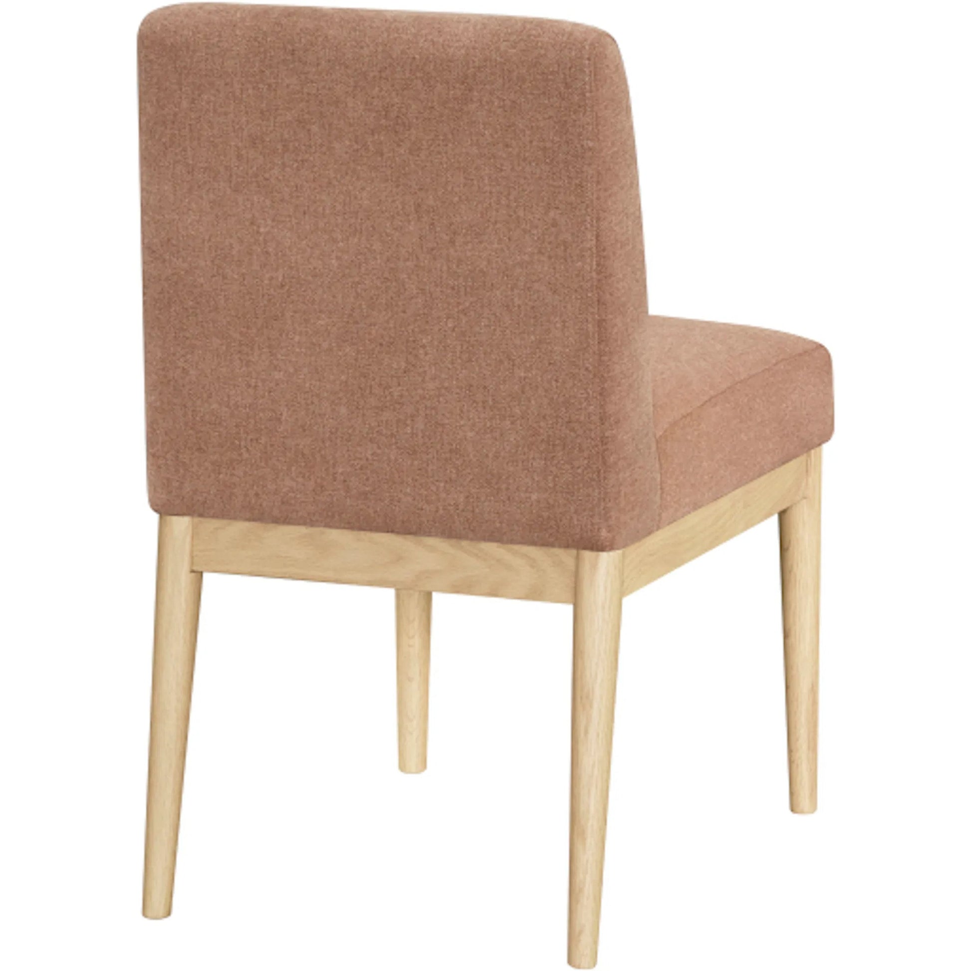 Mollie Dining Chair (Set of 2) by Becki Owens x Surya in caramel. Made from polyester, red oak, polyester wrapped foam in a unique style.