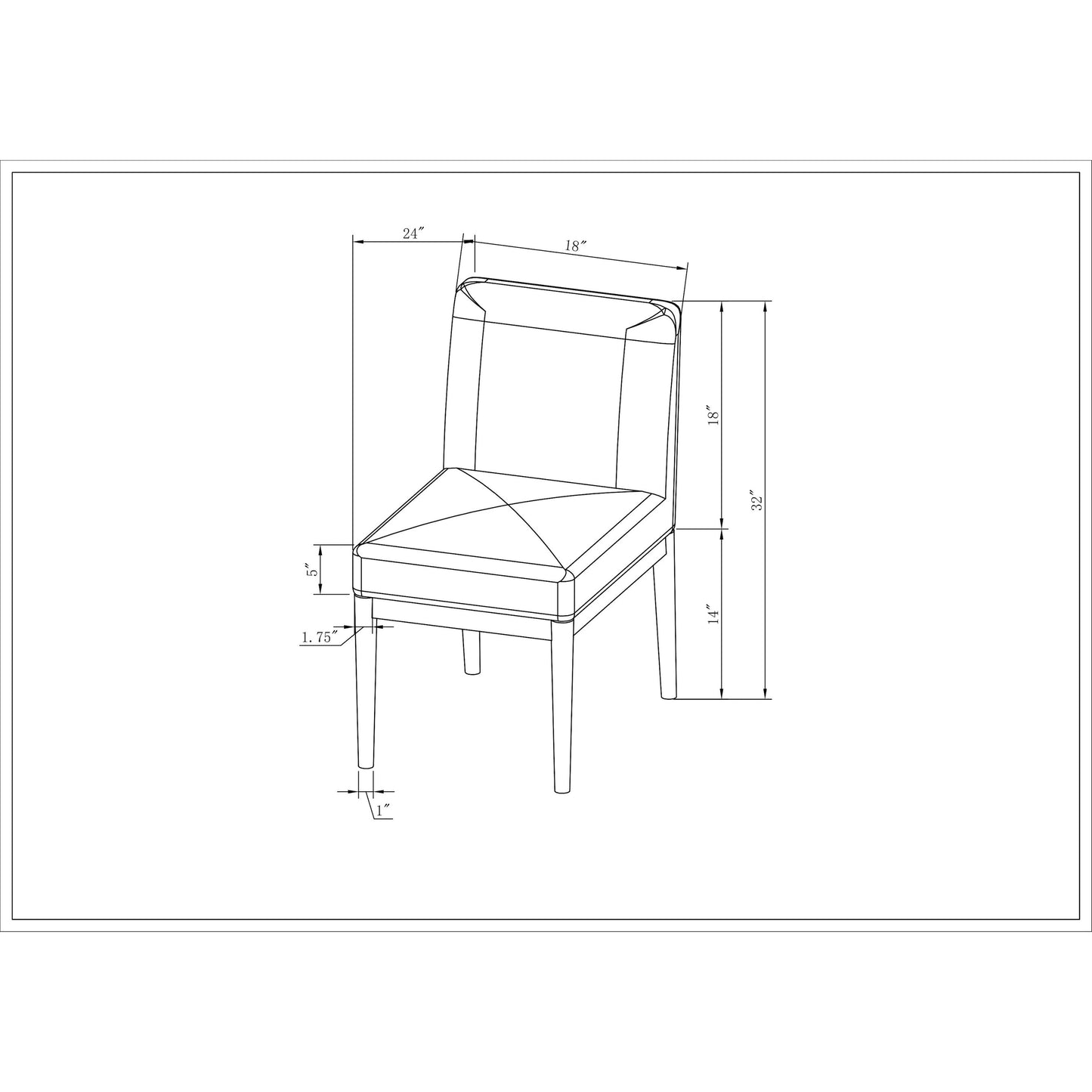 002 SI-2379485 | Primary Silo | Mollie Dining Chair (Set of 2) by Becki Owens x Surya in caramel. Made from polyester, red oak, polyester wrapped foam in a unique style.
